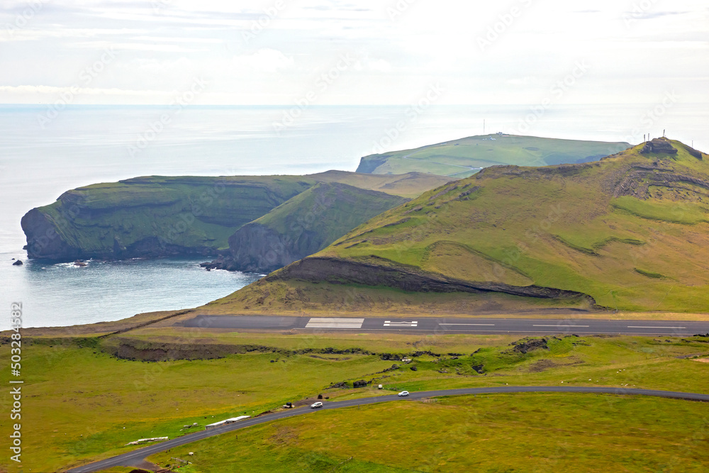 Heimaey Island of the Vestmannaeyjar Archipelago. Iceland