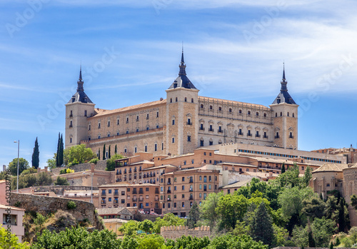 View of the Alcazar in Toledo photo