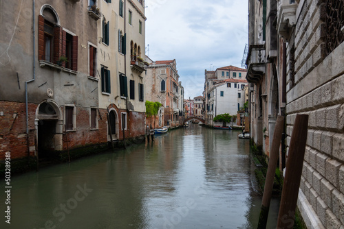 Canal In Venice, Italy.