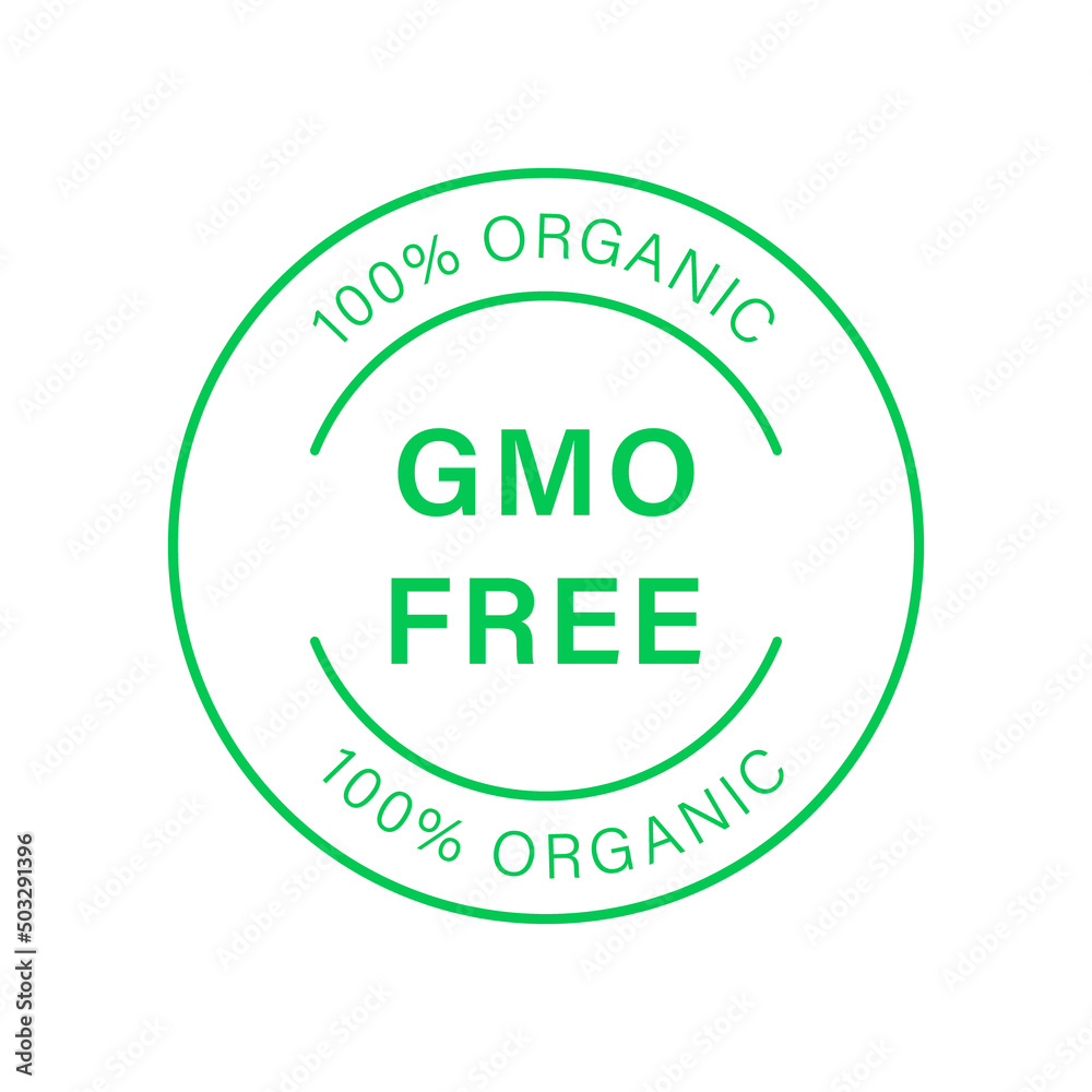 No GMO Logo. Vegetarian Healthy Food Sticker. Organic Nature Badge. Bio Eco Ingredients for Vegan Symbol. Non GMO Green Line Stamp. Free Genetically Modified Product Label. Vector Illustration No GMO Logo. Vegetarian Healthy Food Sticker. Organic Nature Badge. Bio Eco Ingredients for Vegan Symbol. Non GMO Green Line Stamp. Free Genetically Modified Product Label. Vector Illustration