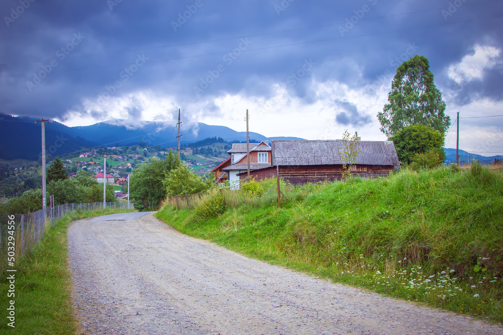 Before the storm. In the mountains. Carpathians Before the storm. In the mountains. Carpathians