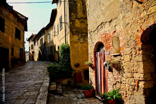 Cetona  borgo medievale  Toscana. Italia