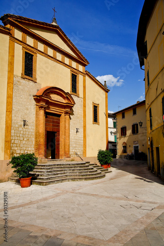 Fototapeta Naklejka Na Ścianę i Meble -  Cetona, borgo medievale, Toscana. Italia