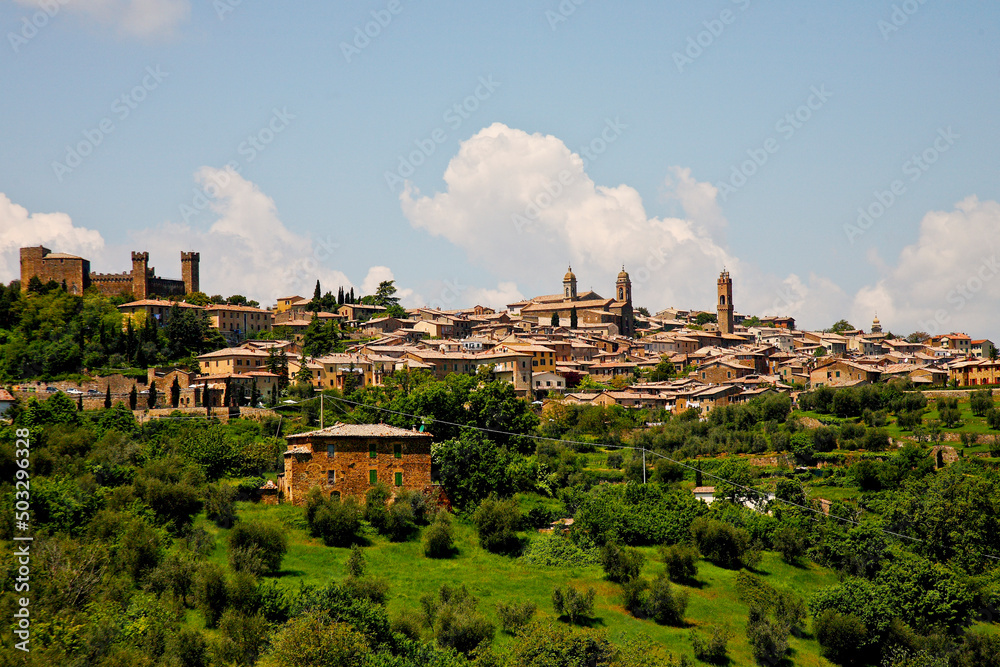 Montalcino,toscana, italia, borgo, medievale