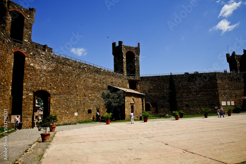 Montalcino,toscana, italia, borgo, medievale photo