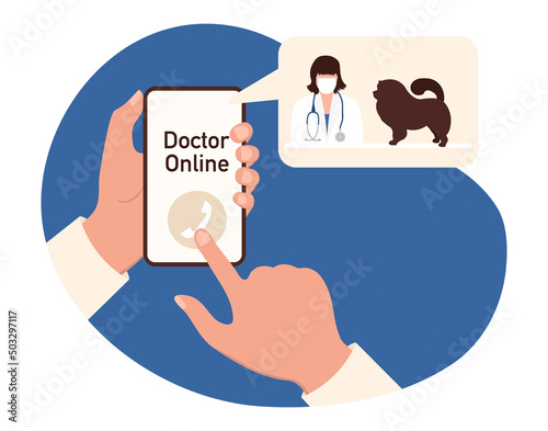 Pet Dog Vet Doctor online Veterinarian Medical