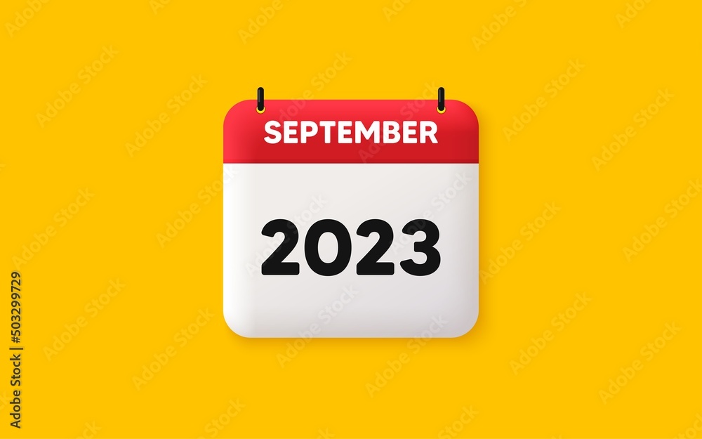 Calendar schedule 3d icon. September month icon. Event schedule Sep date. Meeting appointment planner. Agenda plan, Month schedule 3d calendar and Time planner. September day reminder. Vector Calendar schedule 3d icon. September month icon. Event schedule Sep date. Meeting appointment planner. Agenda plan, Month schedule 3d calendar and Time planner. September day reminder. Vector