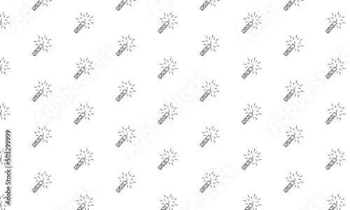 Wrapping Paper Diwali crackers seamless pattern, crackers on white background 