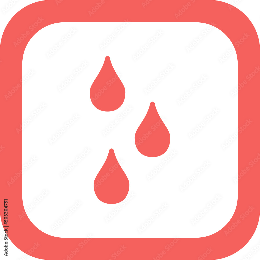 Obraz premium Water Drop Icon