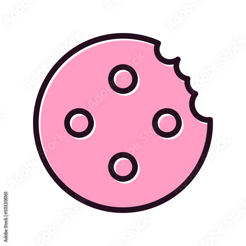 Marie Biscuit With Bite Icon