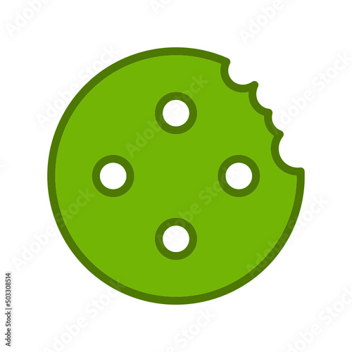 Marie Biscuit With Bite Icon