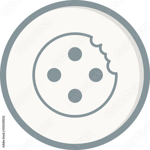 Marie Biscuit With Bite Icon