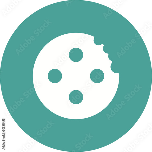 Marie Biscuit With Bite Icon