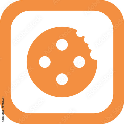 Marie Biscuit With Bite Icon