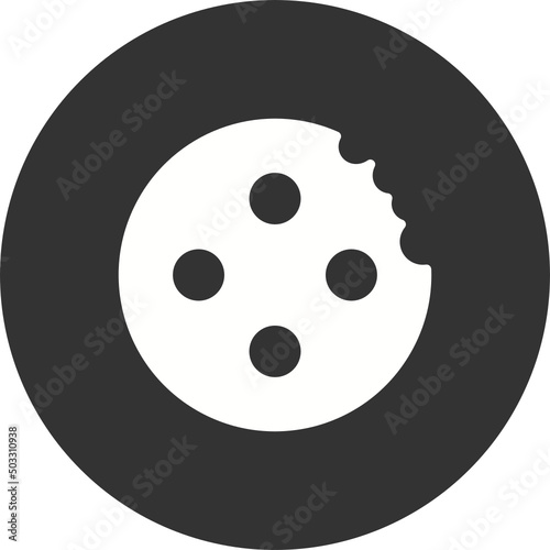 Marie Biscuit With Bite Icon