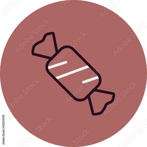 Inclined Candy Icon