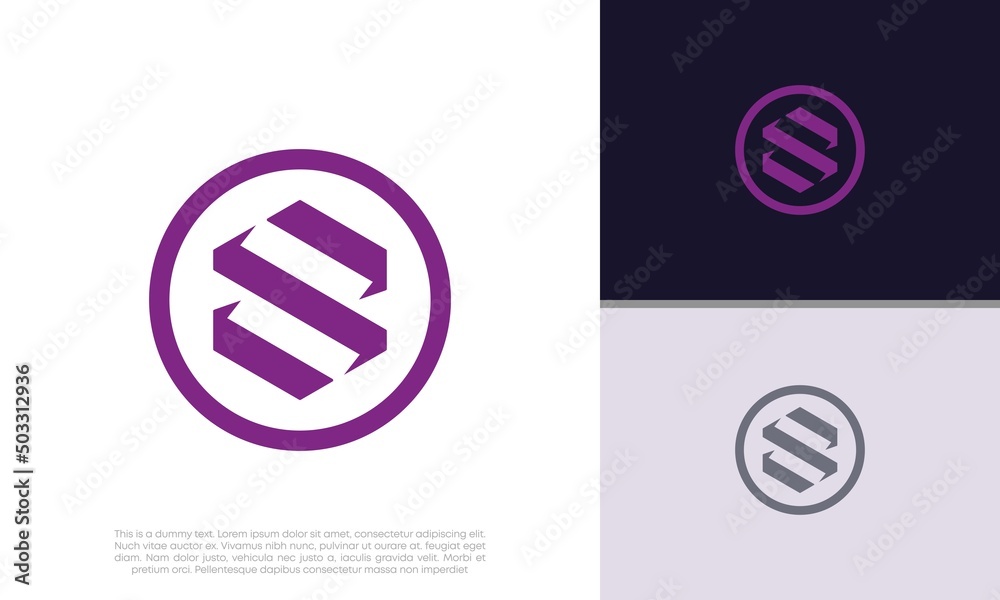 Initials S logo design. Initial Letter Logo.
Initials S logo design. Initial Letter Logo.