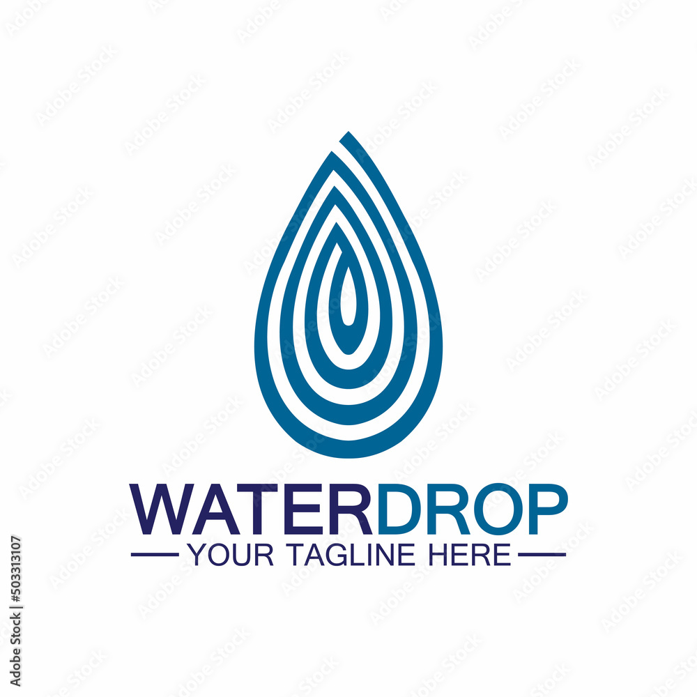 Water drop Logo Template vector illustration design Water drop Logo Template vector illustration design