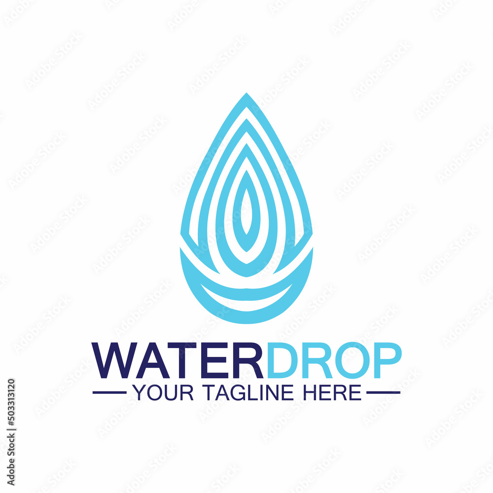 Water drop Logo Template vector illustration design Water drop Logo Template vector illustration design
