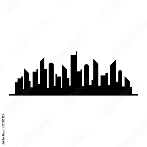 city skyline silhouette design vector