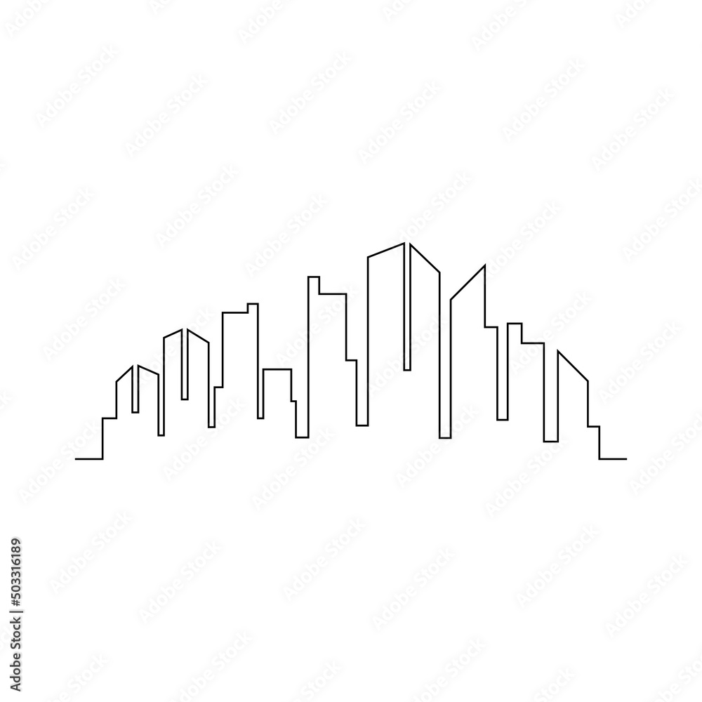 modern city skyline design vector modern city skyline design vector