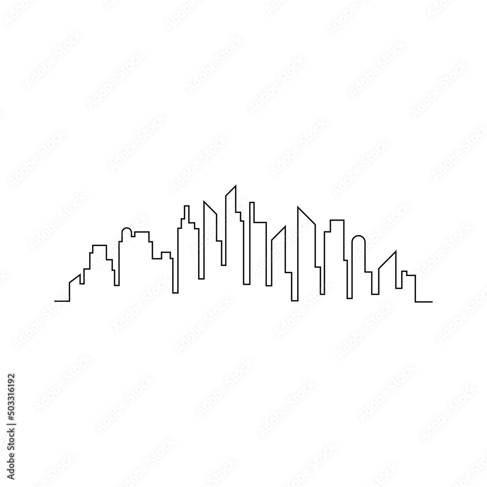 modern city skyline design vector modern city skyline design vector