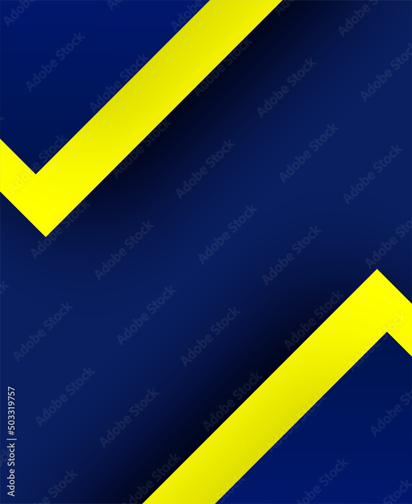 Abstract. Geometric shape navy blue and yellow color overlap background. Vector. Abstract. Geometric shape navy blue and yellow color overlap background. Vector.