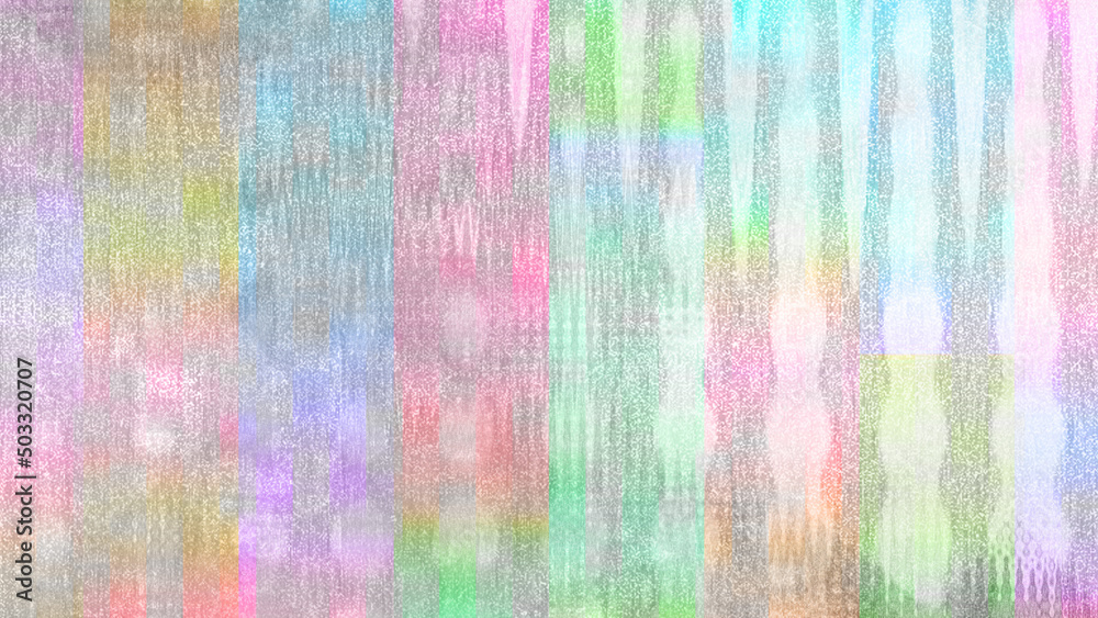 Abstract glitch art background image.