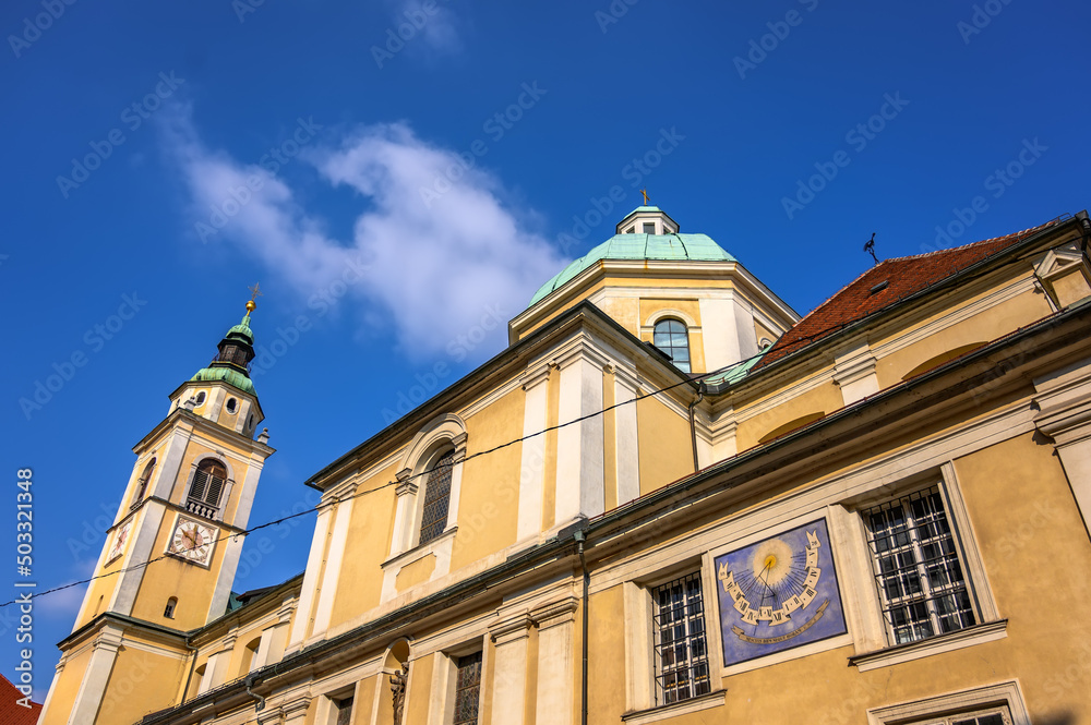 Saint Nicholas Cathedral of Ljubljana, Slovenia