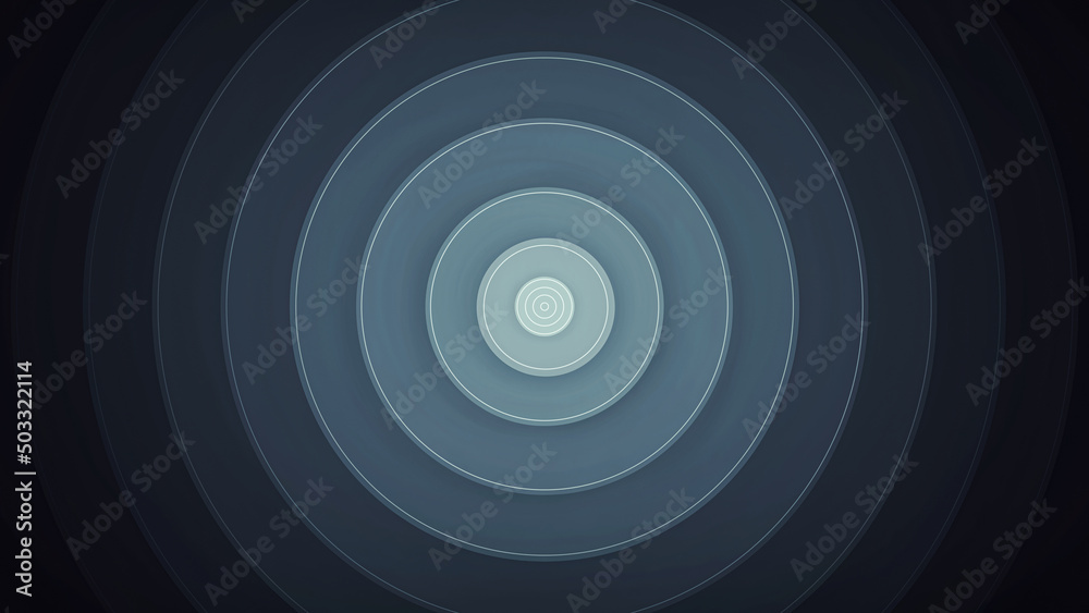 Circular spiral with 3d aspect, with lights and shadows, expanded in continuation, with a blue tone Circular spiral with 3d aspect, with lights and shadows, expanded in continuation, with a blue tone