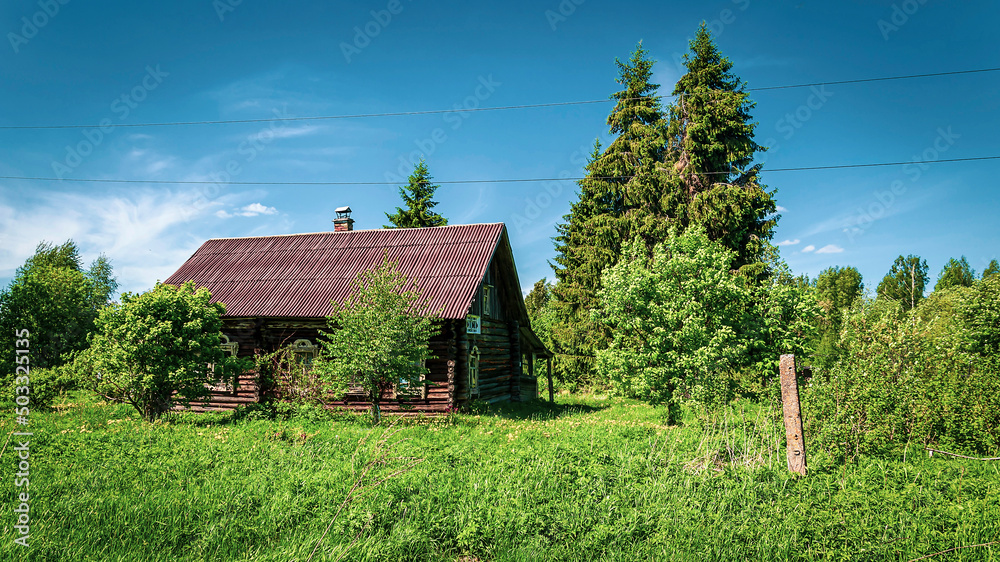 Obraz premium old wooden house