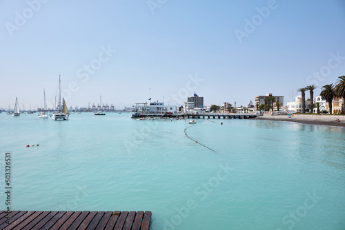 The district of La Punta is one of the seven that make up the constitutional province of Callao on the central coast of Peru. It limits to the North, South and West with the Pacific Ocean and to the E