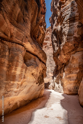 Views of the lost Nabatean city of Petra in Jordan