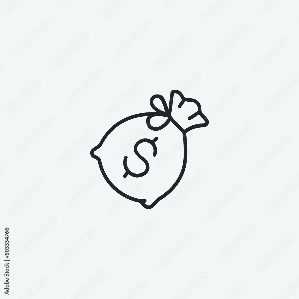 Dollar vector icon illustration sign Dollar vector icon illustration sign
