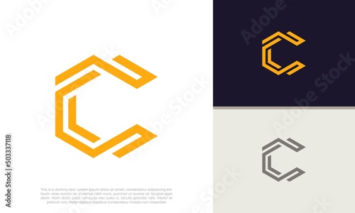 Initials C logo design. Initial Letter Logo. Free Download Initials C logo design. Initial Letter Logo. - GFXLoad