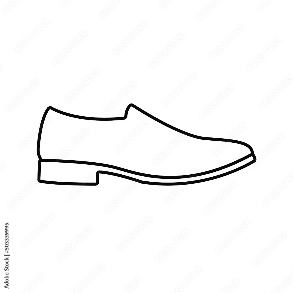 Shoes Icon. Formal Shoes sign. vector illustration