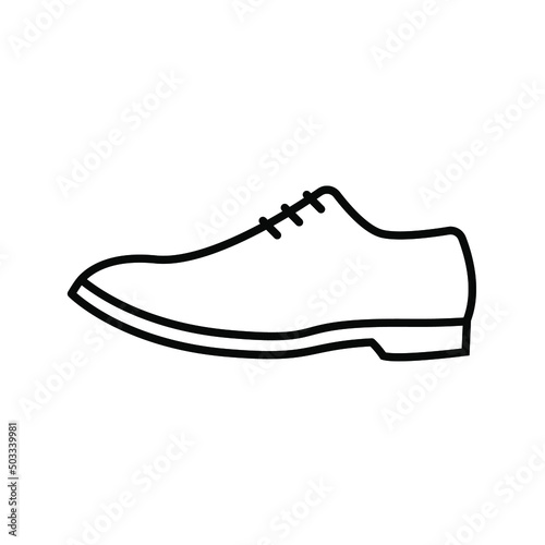 Shoes Icon. Formal Shoes sign. vector illustration