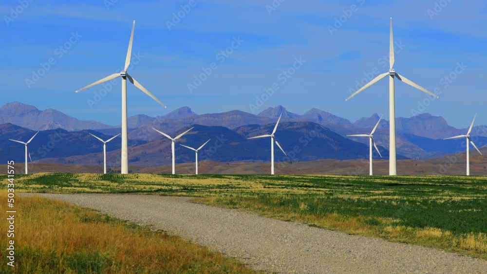 custom made wallpaper toronto digitalWind Turbine Windmill Renewable Energy Alberta Canada