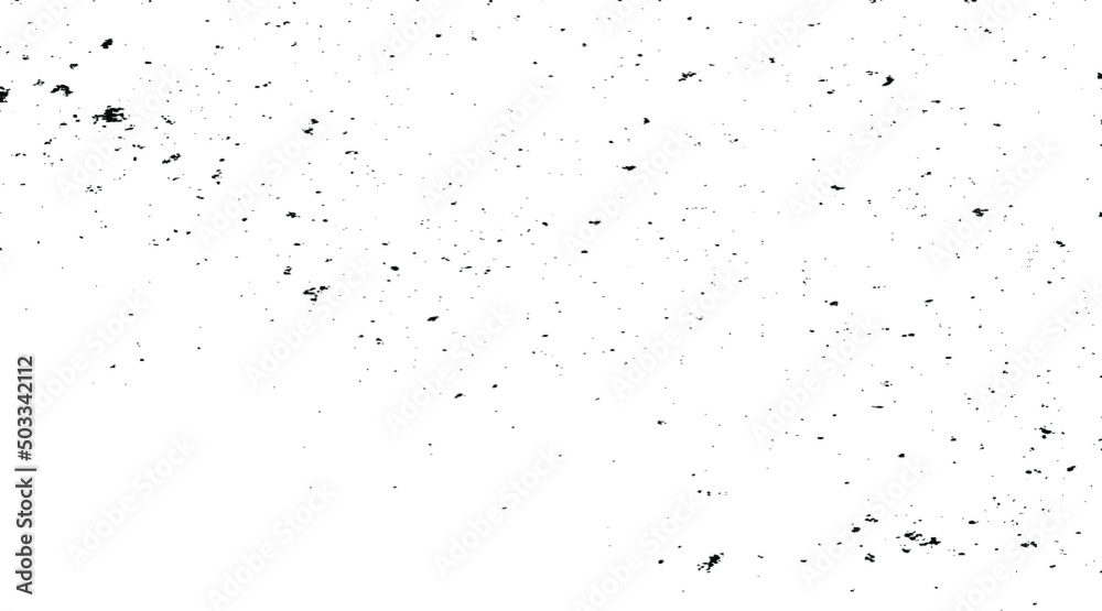 Abstract vector noise. Small particles of debris and dust. Distressed uneven background. Grunge texture overlay with fine grains isolated on white background. Vector illustration. EPS10. Abstract vector noise. Small particles of debris and dust. Distressed uneven background. Grunge texture overlay with fine grains isolated on white background. Vector illustration. EPS10.