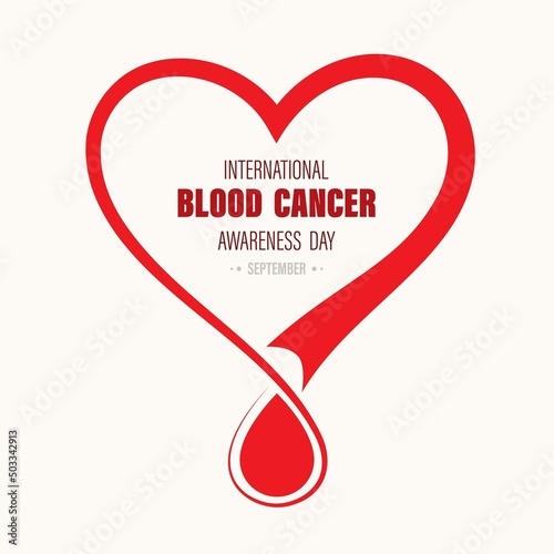 Blood cancer awareness background