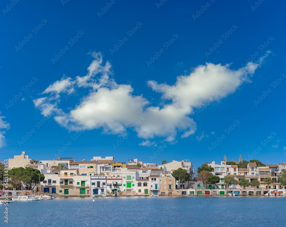 Fototapeta premium town of Mallorca, tourist and nautical area