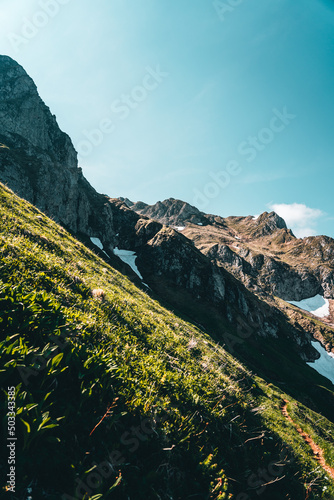 Wanderung in den steirischen Alpen