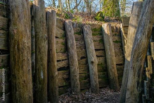 Historische loopgraaf - Historic trench photo