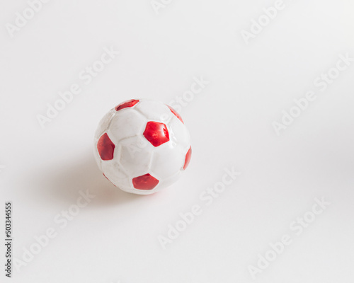 soccer ball on white background. world championship  european league.