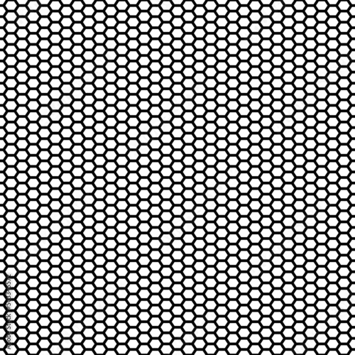 Hexagons. Honeycomb. Mosaic. Grid background. Ancient ethnic motif. Geometric grate wallpaper. Parquet backdrop. Digital paper, web design, textile print. Seamless ornament pattern. Abstract image