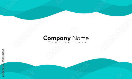Dynamic wave and color company name abstract background, colorful gradient