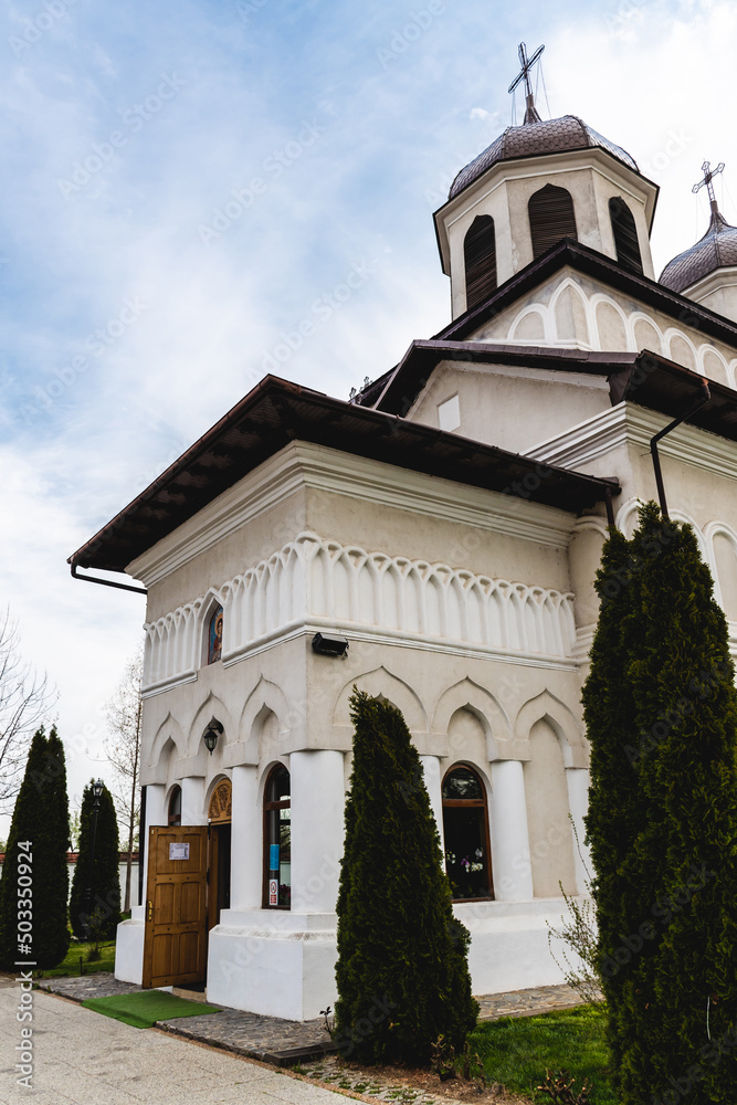 Church dedicated to Saint Dumitru. The ensemble of the Brancovenesc Palace from Potlogi. Romania. Church dedicated to Saint Dumitru. The ensemble of the Brancovenesc Palace from Potlogi. Romania.
