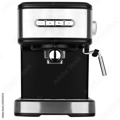 coffee machine isolated on white