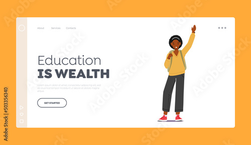 Fotografi Education is Wealth Landing Page Template