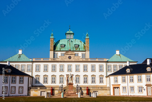 Fredensborg Palace in Denmark. Danish Royal Family's spring and autumn residence